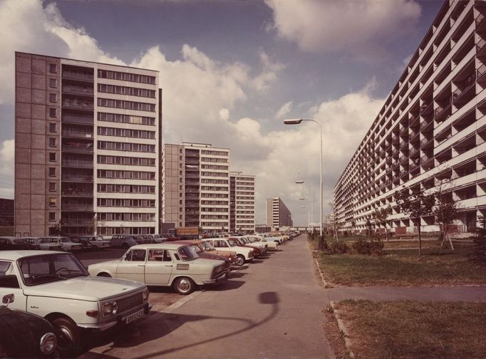 Jan Růžička (vedoucí projektant): Sídliště Prosek foto: Karel Neubert, 1974, Útvar rozvoje hl. m. Prahy