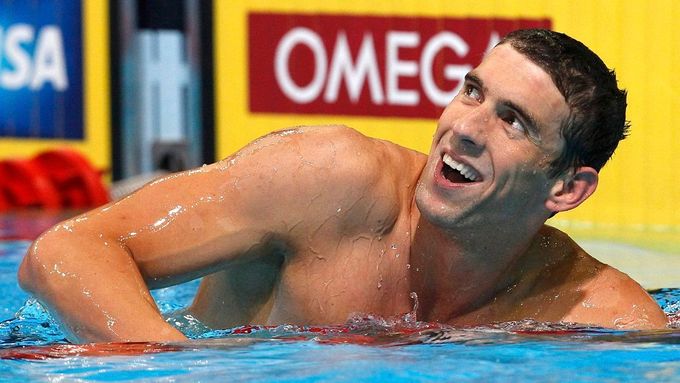 Michael Phelps při americké olympijské kvalifikaci.