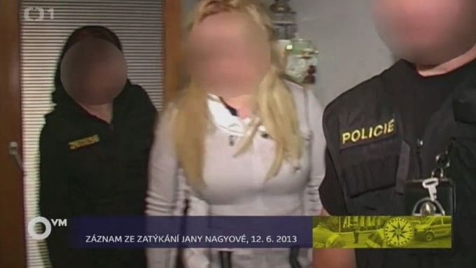 Záběry ze zatčení ÚOOZ zveřejnil v České televizi.