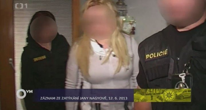 Jana Naygová, zatčení