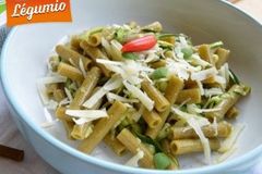 Luštěninové rigatoni s cuketou a parmazánem krok za krokem