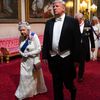 Donald Trump na státní návštěvě ve Velké Británii