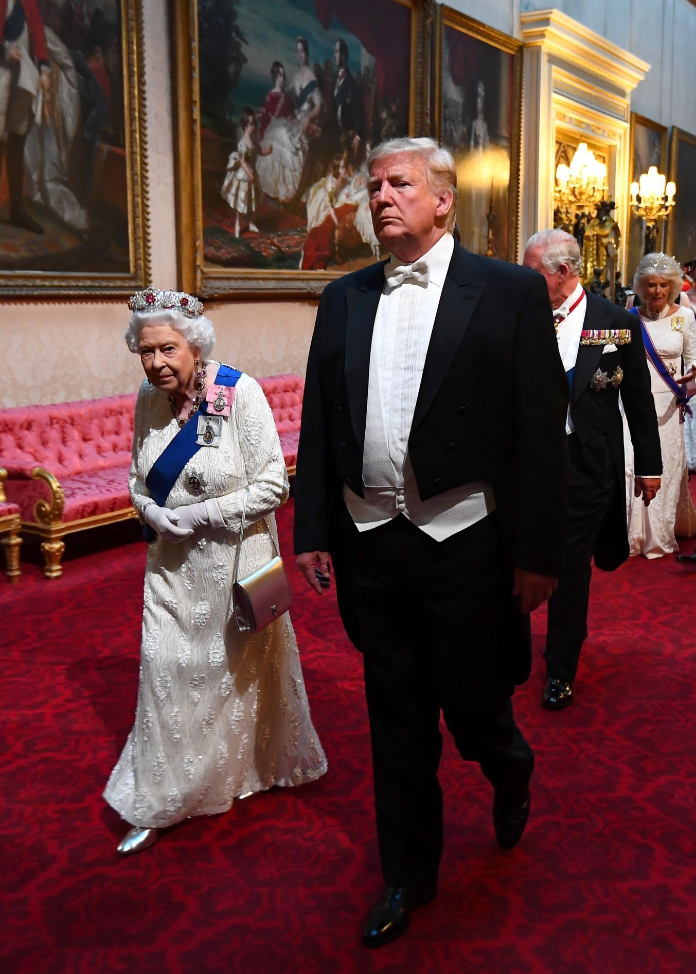 Donald Trump na státní návštěvě ve Velké Británii