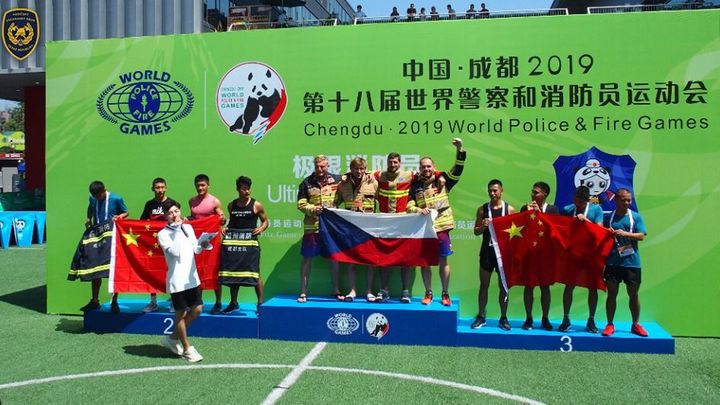 Skvělý úspěch českých hasičů. Na světových hrách zcela ovládli ultimátní disciplínu