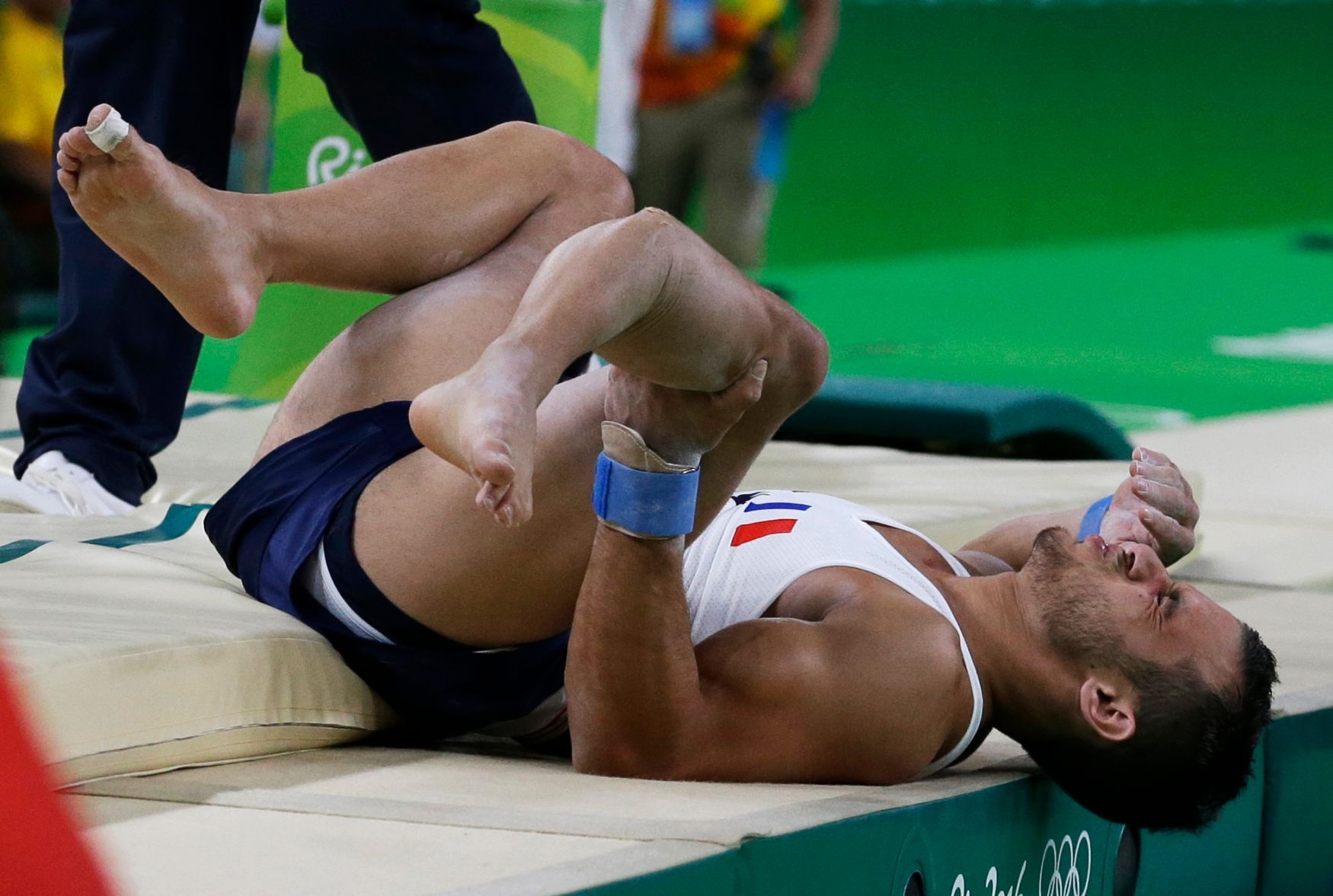 OH 2016, sportovní gymnastika: zraněný Samir Ait Said