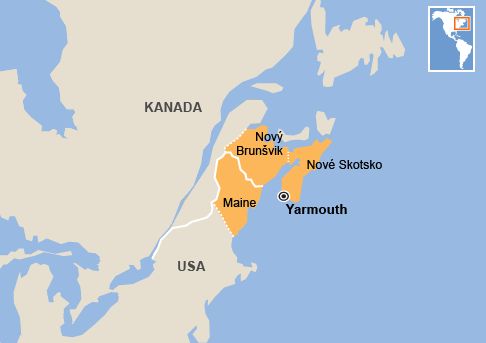 Mapa - Yarmouth
