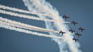 Po bombardéru B-52 H mohli vidět náštěvníci i jiné borce, například britské RED Arrows.