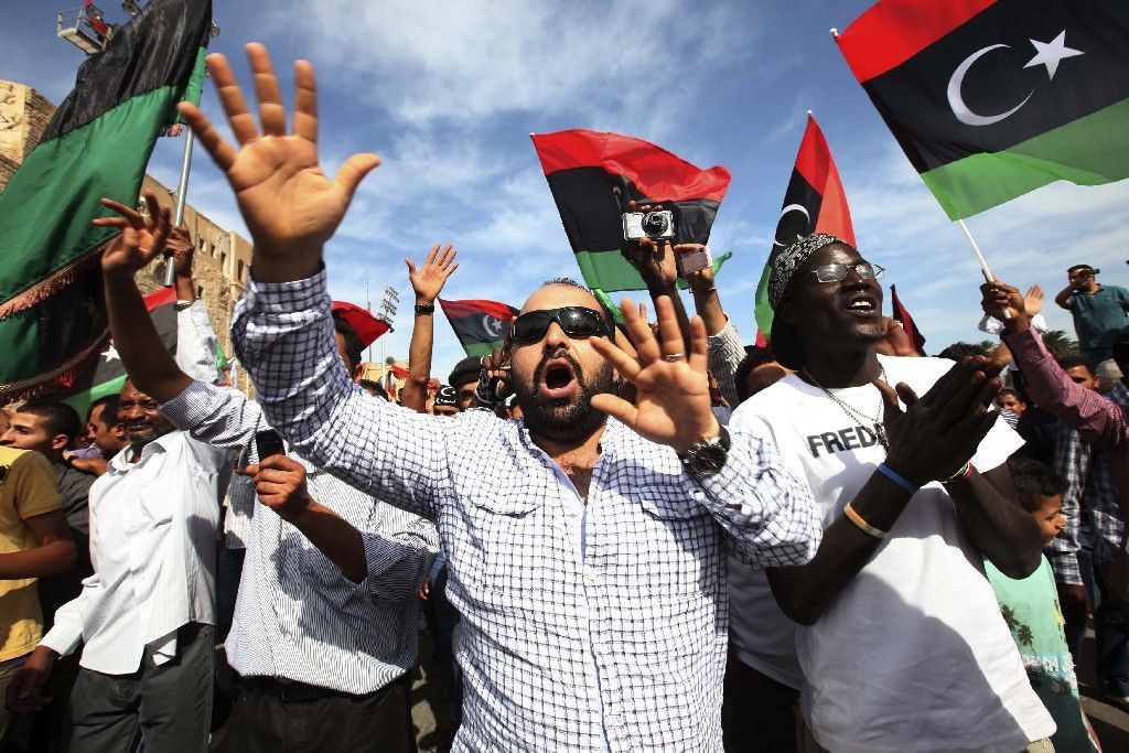 V libyjských městech propukly po smrti Kaddáfího oslavy