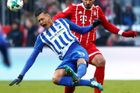 Darida pomohl Hertě k remíze na Bayernu, mnichovský klub po téměř třech letech nedal doma v lize gól