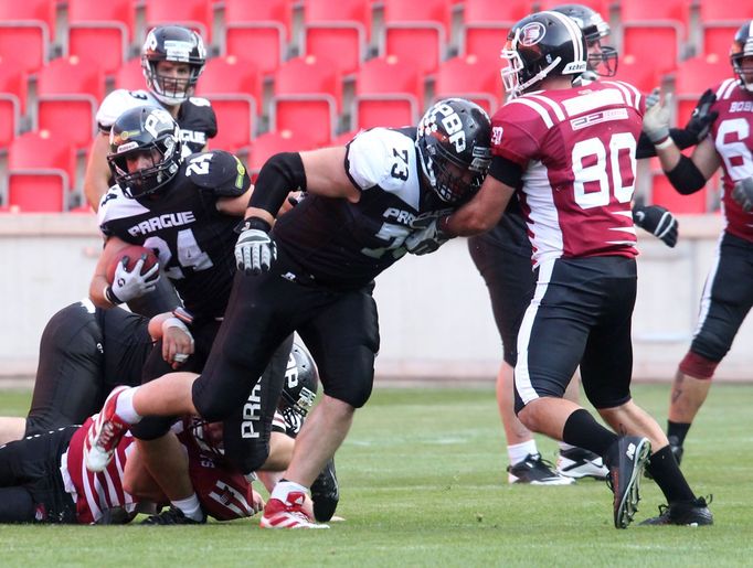 Americký fotbal, finále ČLAF: Prague Black Panthers - Příbram Bobcats