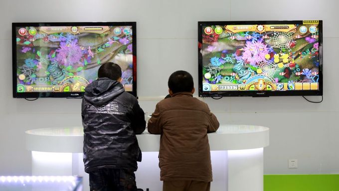 Čínští hráči videoher. Ilustrační foto.