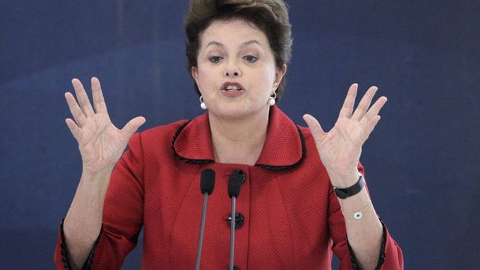 Brazilská prezidenta Dilma Rousseffová.