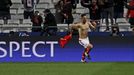 Benfica's Jonas celebrates after scoring a goal against Zenit St. Petersburg