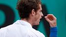 Andy Murray se zlobí, přestalo se mu dařit