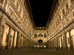 galerie Uffizi ve Florencii, Itálie