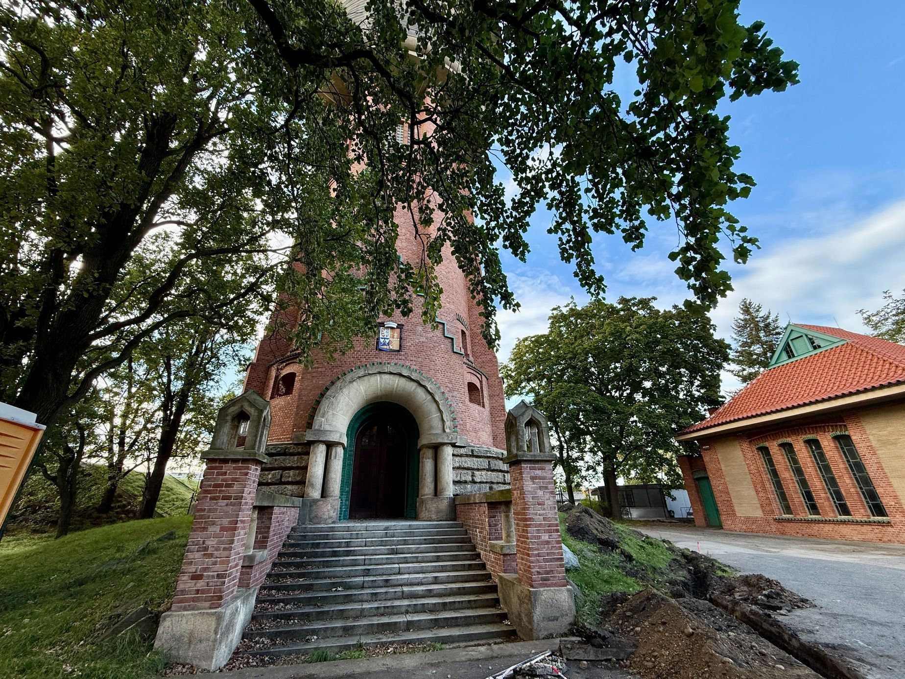 Vodárna, Michle, Vršovice, Vinohrady, Věž, Vodárenská věz, architektura, Jan Kotěra, Open House Praha, Praha