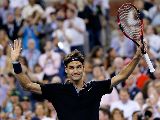 Roger Federer na US Open 2014