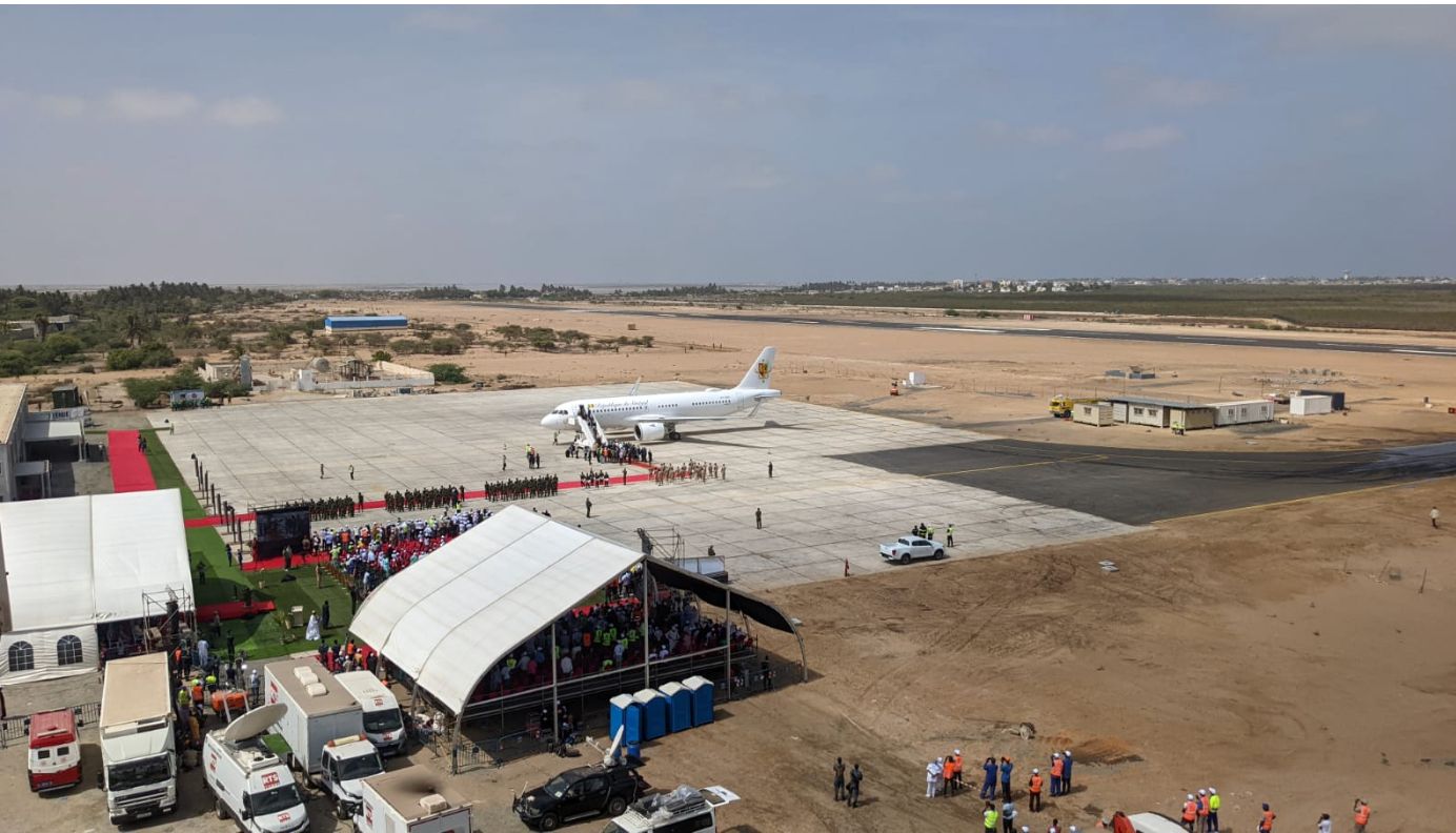 Modulární letiště v Senegalu