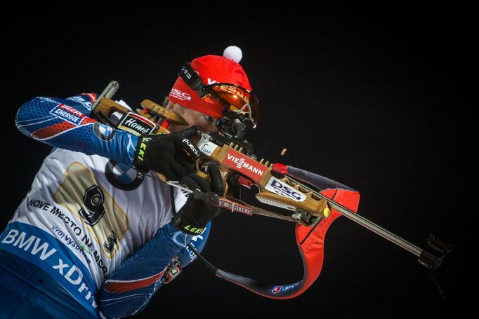 Biatlon, SP NMNM, smíšená štafeta: Michal Šlesingr