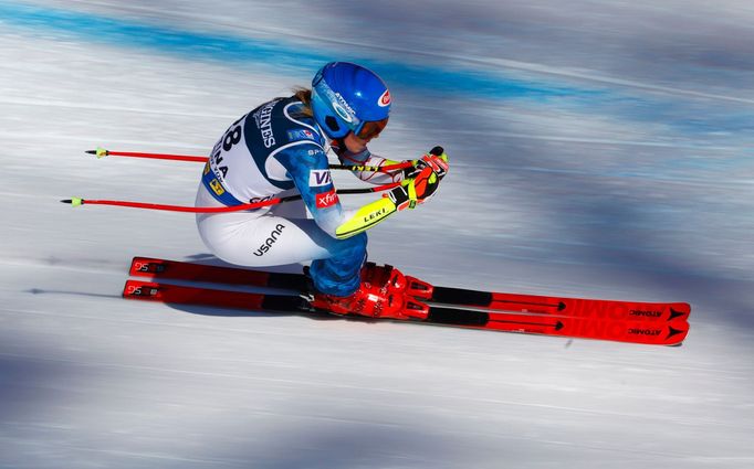 Mikaela Shiffrinová v kombinaci na MS 2021