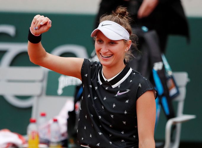 Markéta Vondroušová v semifinále French Open 2019