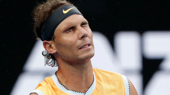 Rafael Nadal ve finále Australian Open 2019.