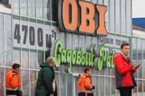 Ruští kutilové a zahrádkáři se už musejí obejít bez obchodů německé firmy OBI.