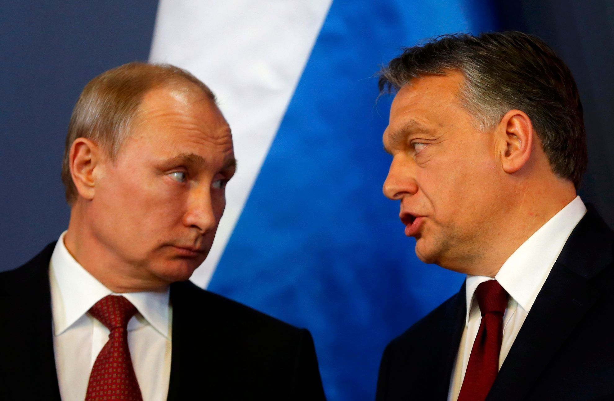 Viktor Orbán a Vladimir Putin.