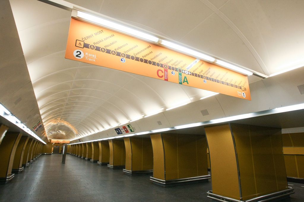 Znovuotevřená stanice Národní třída