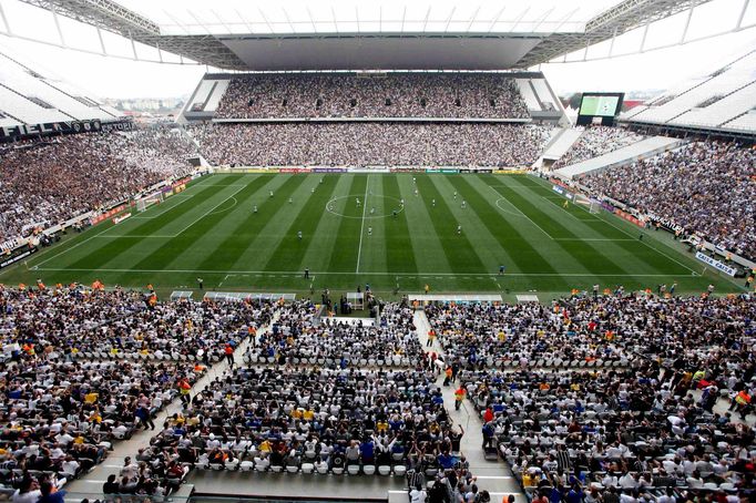 Sao Paulo Stadium (Corinthians Arena) před MS 2014