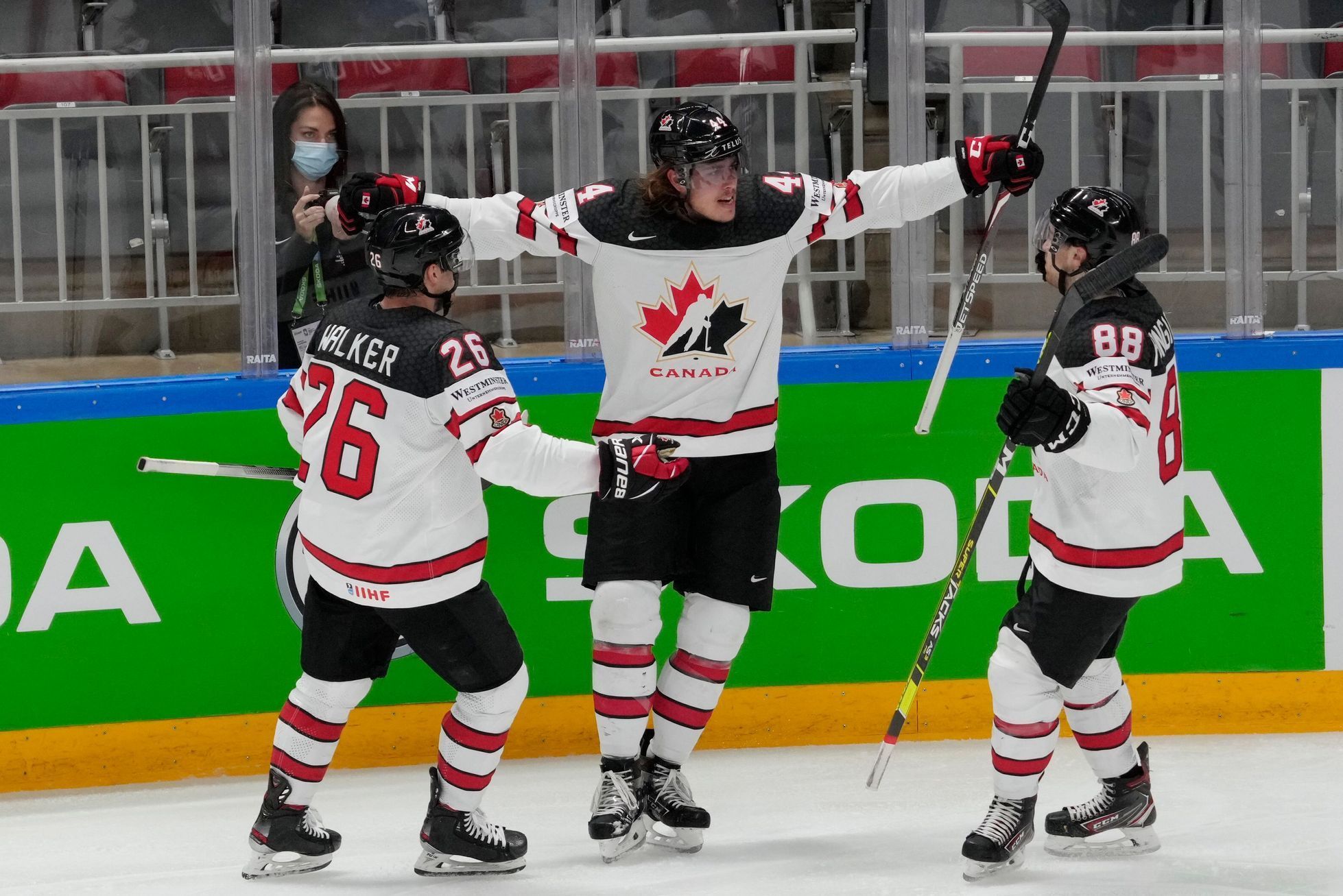 Kanadská radost ve finále Finsko - Kanada na MS 2021