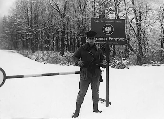 Pohraniční stráž. Těšín, rok 1988.