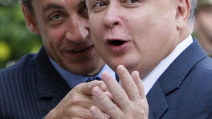 Sarkozy a Kaczyński na dnešním setkání v Paříži