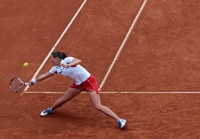 Lucie Hradecká sehrála řadu zajímavých výměn, ale na ruskou soupeřku nestačila.