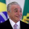 Michel Temer prezident Brazílie politik úsměv smích