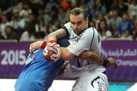 MS v házené: ČR - Francie (Horák)