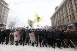 Opozice požaduje odchod prezidenta Viktora Janukovyče.