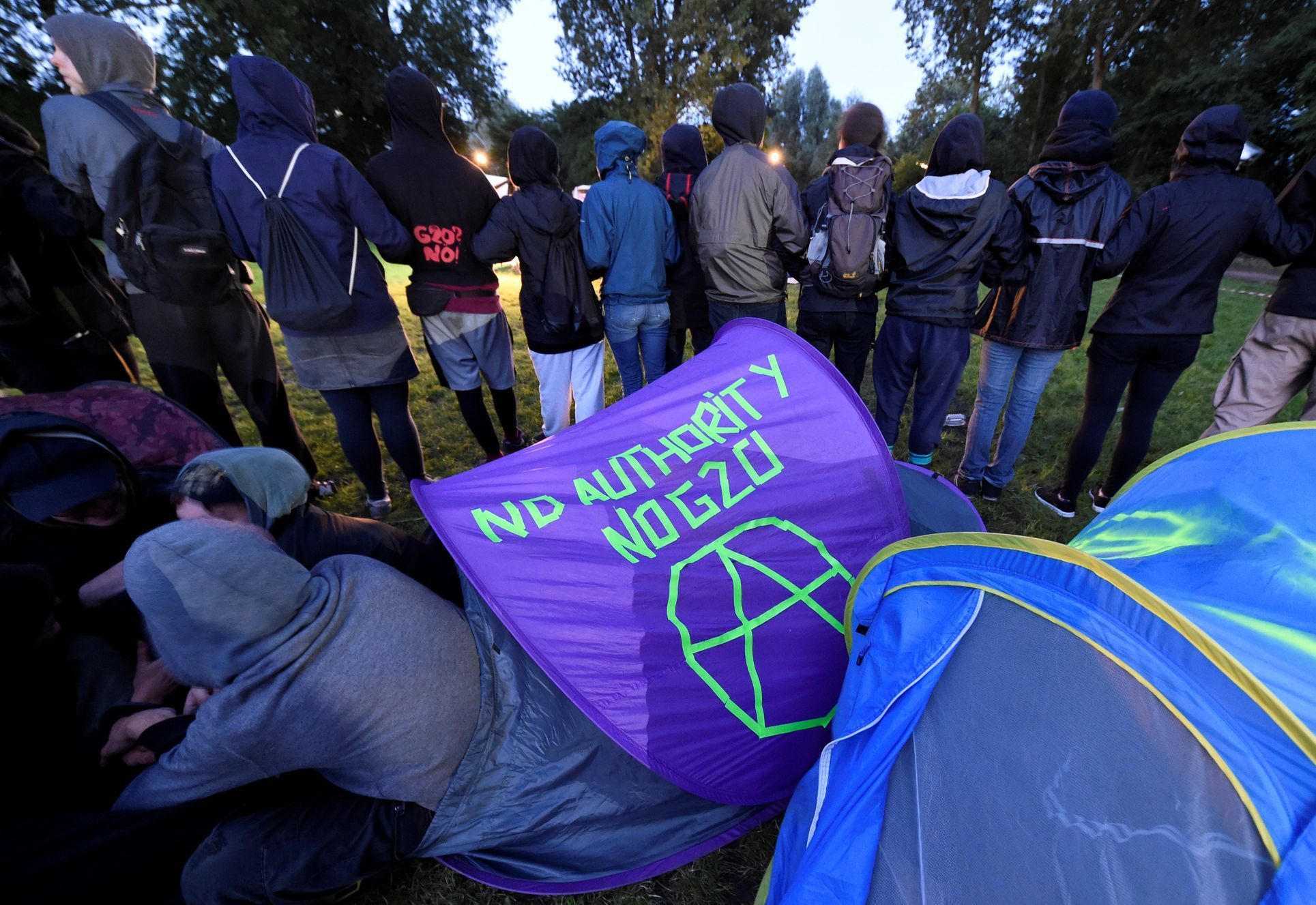 Protesty proti G20 v Hamburku, červenec 2017