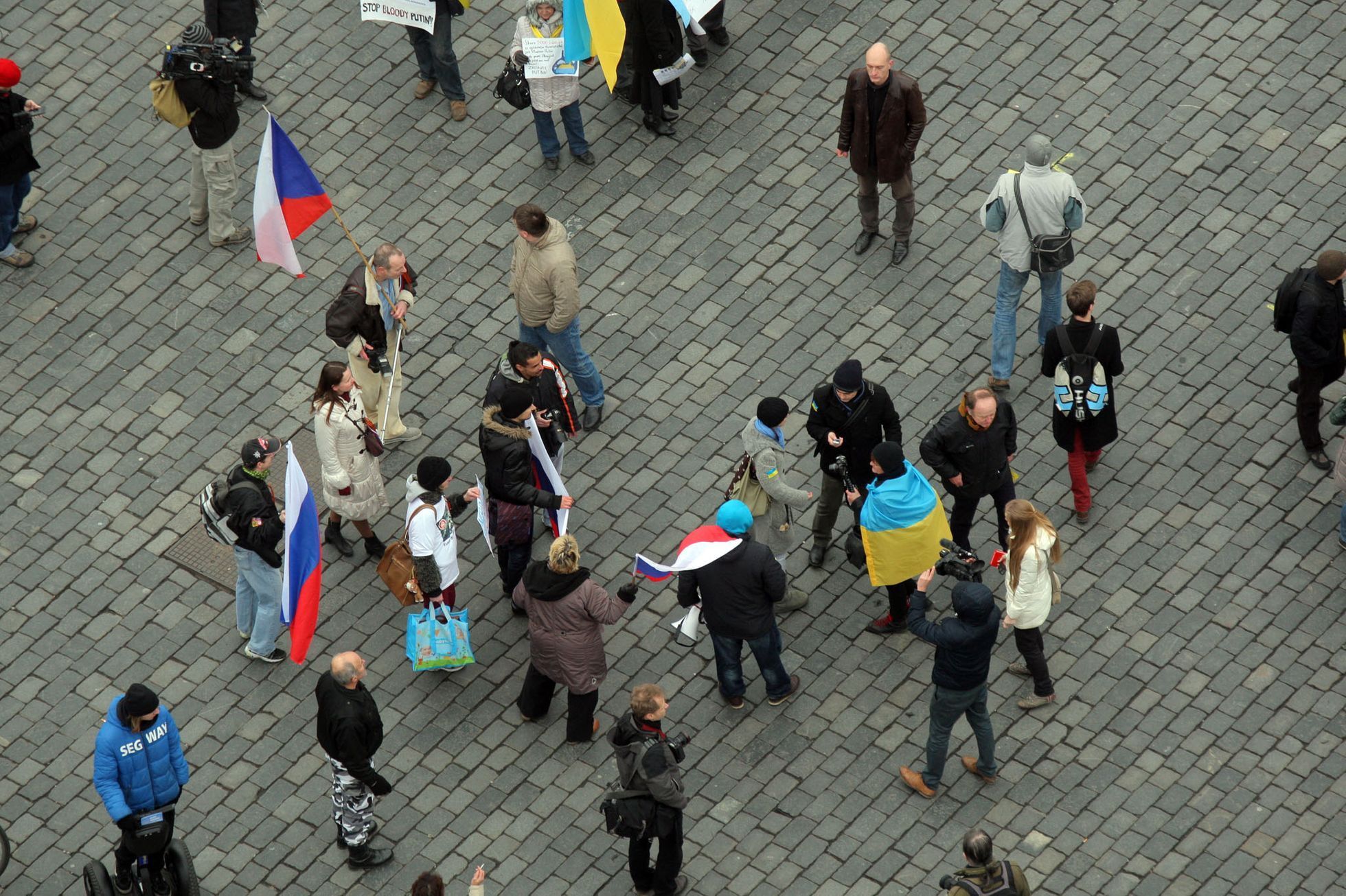 Demonstrace proti Putinovi
