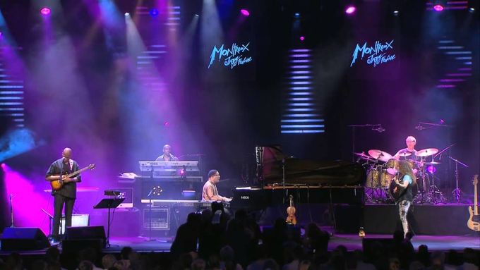 Herbie Hancock hraje svou skladbu Actual Proof na festivalu Montreux.
