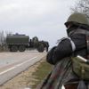 Krym - vstup na letiště Belbek - 28. 2. 2014