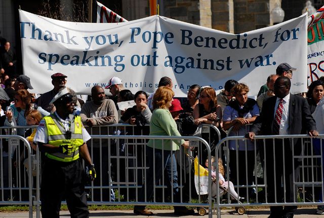 Papež Benedikt XVI. na návštěvě v USA