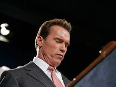 Kalifornský guvernér Arnold Schwarzenegger.