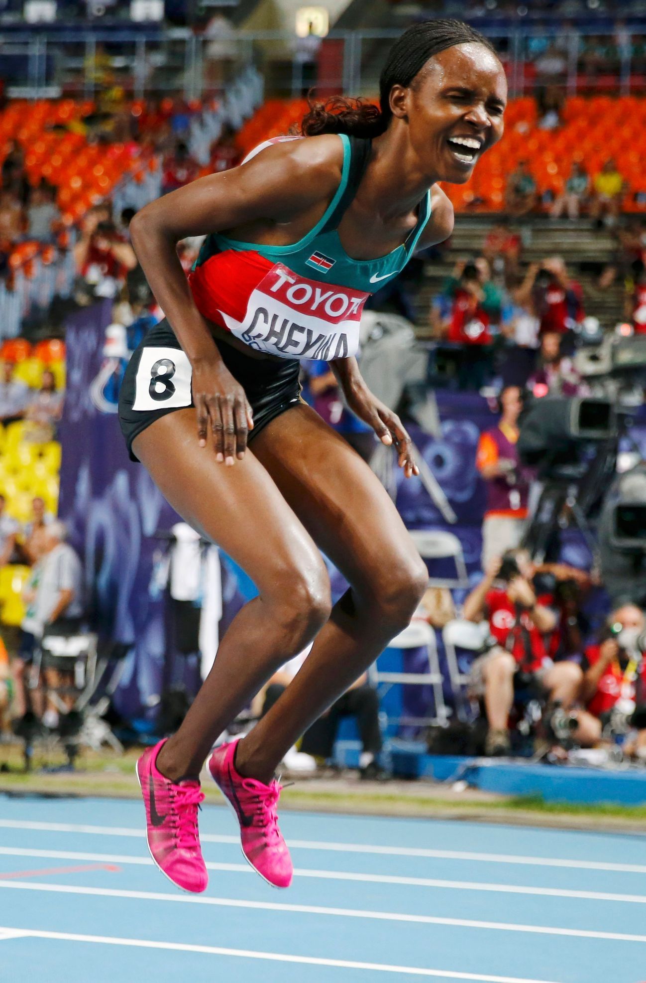 MS v atletice 2013, 3000 m př. žen - finále: Milcah Chemos Cheywaová
