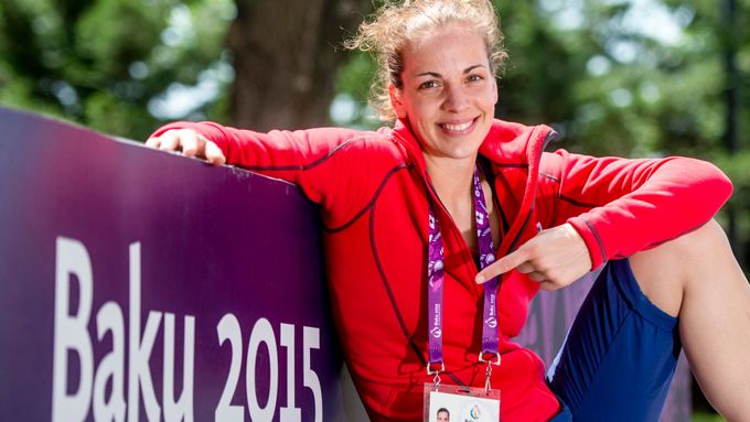 Martina Schmoranzová na Evropských hrách v Baku 2015