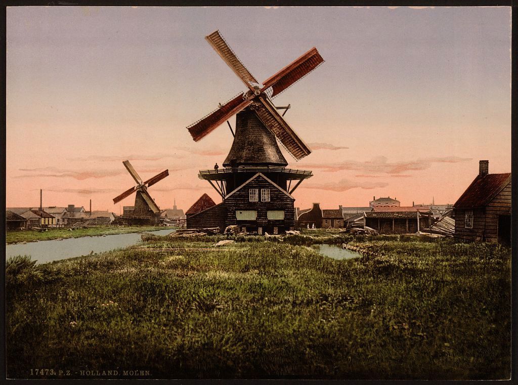 Dávný fotoprůvodce Nizozemskem. Unikátní barevné snímky z přelomu 19. a 20. století