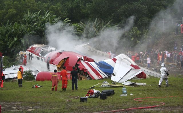 Thajsko letadlo Pchúket nehoda