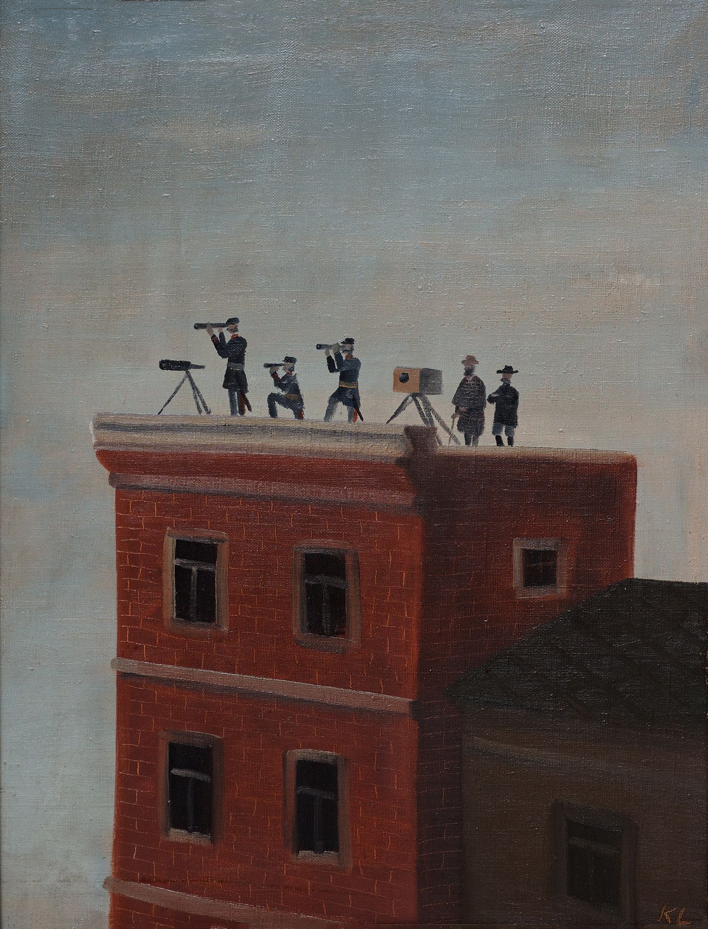 Kamil Lhoták: Pozorovatelé na střeše