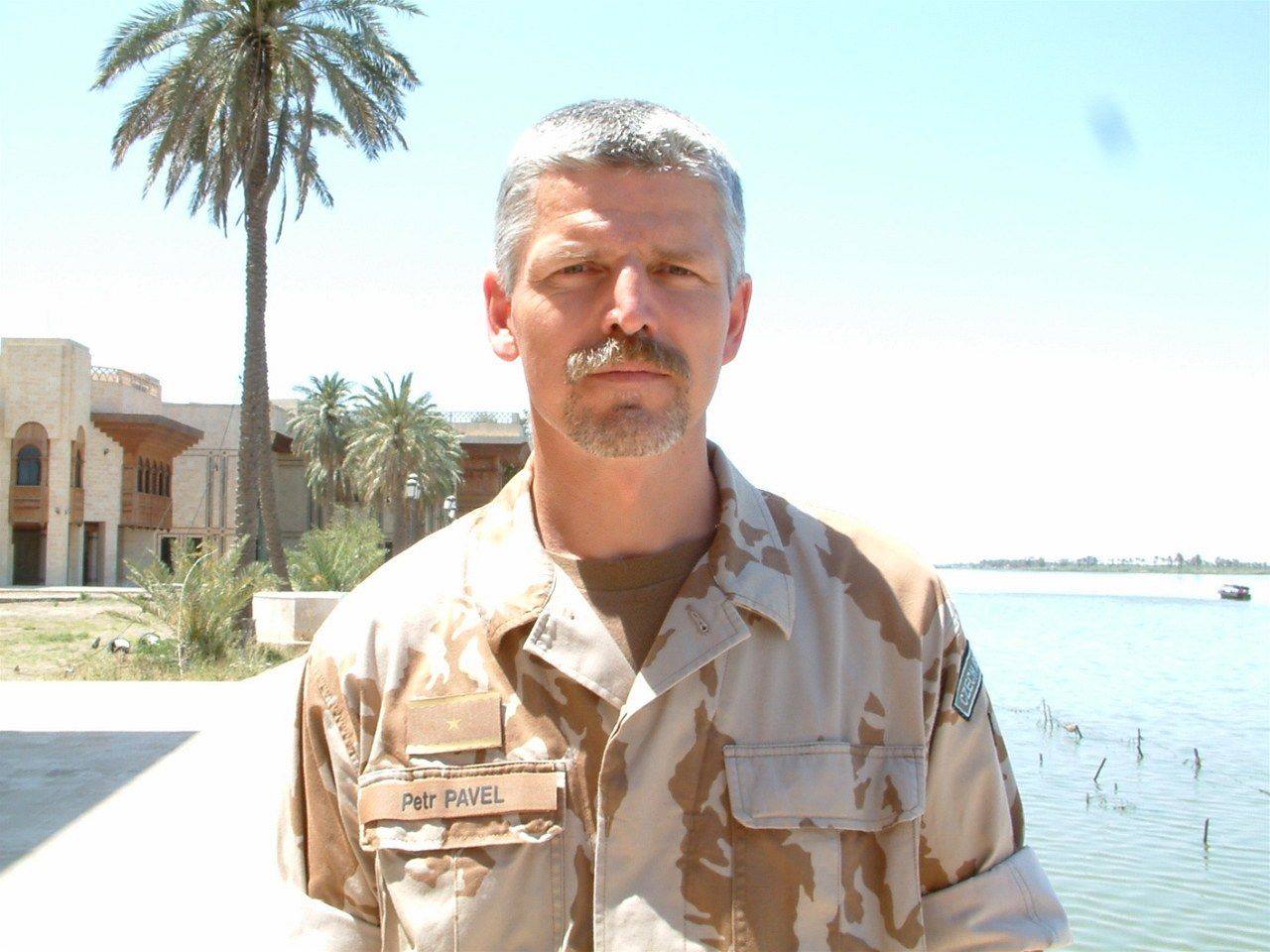 Petr Pavel na operaci Enduring Freedom, Basra, 2003