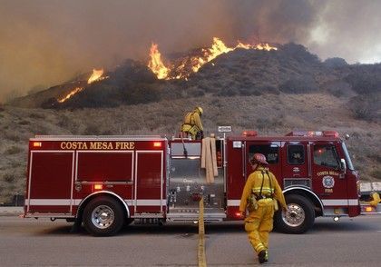 Požár v Kalifornii
